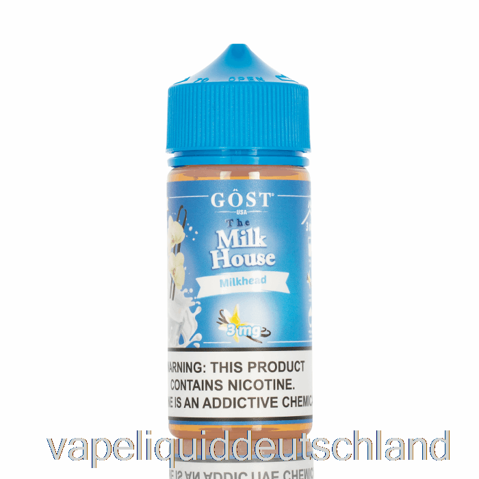 Milkhead – The Milk House – Gost Vapor – 100 Ml, 6 Mg Vape-Flüssigkeit